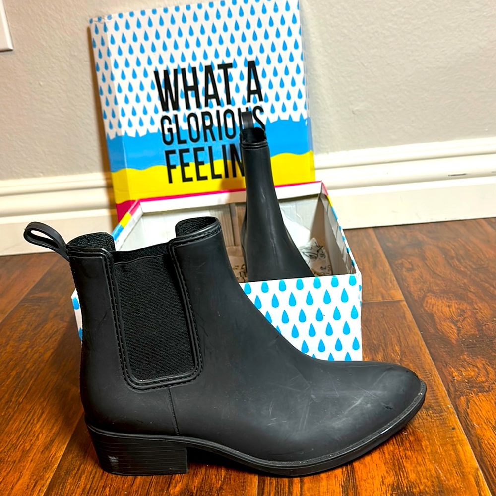 Vintage Jeffrey Campbell point front cowboy rain booties